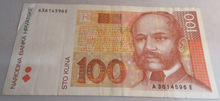 Load image into Gallery viewer, CROATIA 100 STO KUNA A3614596E BANKNOTE - PLEASE SEE PHOTOS
