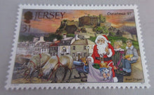 Load image into Gallery viewer, QUEEN ELIZABETH II JERSEY DECIMAL STAMPS VARIOUS CHRISTMAS MNH IN STAMP HOLDER
