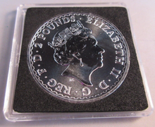 Load image into Gallery viewer, 2021 QEII STANDING BRITANNIA  1oz SILVER BU £2 TWO POUNDS COIN BOX &amp; COA
