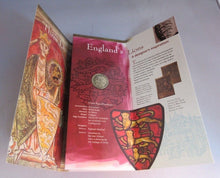 Load image into Gallery viewer, 1997 THE ENGLISH £1 COIN FOR ENGLAND BRILLIANT UNCIRCULATED PACK
