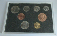 Load image into Gallery viewer, 1967 QUEEN ELIZABETH II PRE DECIMAL 8 COIN SET BU IN HARD CASE &amp;ROYAL MINT BOOK
