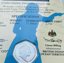 Load image into Gallery viewer, 2020 Bicentenary of the Birth of Florence Nightingale 50p Diamond Finish sealed
