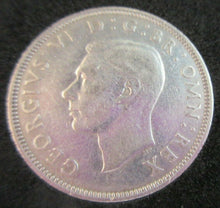 Load image into Gallery viewer, 1939 KING GEORGE VI BARE HEAD .500 SILVER FLORIN TWO SHILLING COIN WITH CAPSULE
