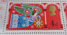 Load image into Gallery viewer, 1969 HERALD ANGEL 4d 6 CORNER STAMPS MNH
