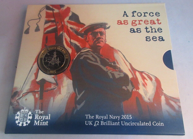 The Royal Navy 1914 WWI 100th Anniversary 2015 BUnc Royal Mint £2 Coin Pack
