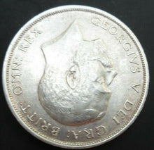 Load image into Gallery viewer, 1916 GEORGE V BARE HEAD FIRST COIN HALF 1/2 CROWN SPINK 4011 CROWNED SHIELD Cc1
