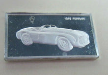 Load image into Gallery viewer, 1949 FERRARI 15mm X 10mm 1.60gram SILVER INGOT WITH INFORMATION SLIP
