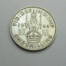 Load image into Gallery viewer, 1944 SCOTISH SHILLING GEORGE VI 1ST COINAGE SPINK REF 4083 EF CC2 WAR YEARS
