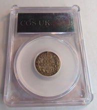 Load image into Gallery viewer, 1902 EDWARD VII MATT PROOF SILVER SIXPENCE EF70 CGS UK SLABBED COIN
