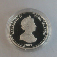 Load image into Gallery viewer, 2007 Battle of Trafalgar - Nelson Silver Proof Cook Islands $1 Coins + Caps Cc6
