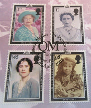 Load image into Gallery viewer, 1900-2002  HM QUEEN ELIZABETH THE QUEEN MOTHER MEMORIAL BUNC £5 COINCOVER PNC
