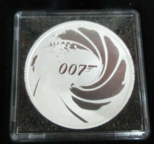 Load image into Gallery viewer, 2020 James Bond 007 .999 Silver BUnc 1oz Tuvalu $1 Coin Boxed&amp;COA
