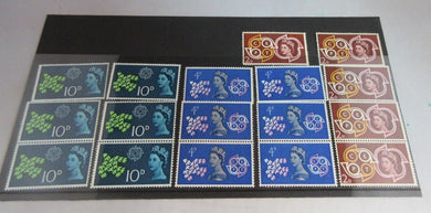 1961 QUEEN ELIZABETH II 17 X PRE DECIMAL STAMPS MNH IN STAMP HOLDER