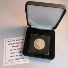 Load image into Gallery viewer, 1943 KING GEORGE VI BUNC .500 FLORIN TWO SHILLINGS WITH QUAD CAP, BOX &amp; COA
