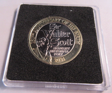 Load image into Gallery viewer, 2021 SIR WALTER SCOTT QEII BUNC £2 TWO POUND COIN WITH QUAD CAPSULE &amp; COA
