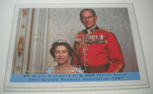 Load image into Gallery viewer, 1947-1997 THE GOLDEN WEDDING ANNIVERSARY QEII P PHILIP  MNH STAMP MINISHEET/INFO
