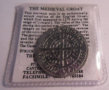 Load image into Gallery viewer, THE MEDIEVAL GROAT SOUVENIR COIN RE-STRIKE
