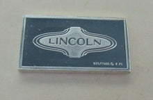 Load image into Gallery viewer, 1932 LINCOLN 15mm X 10mm 1.60gram SILVER INGOT WITH INFORMATION SLIP
