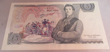 Load image into Gallery viewer, 1980 SOMERSET FIVE POUND £5 NOTE JUNE 1980 UNC DR02 363820
