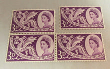 Load image into Gallery viewer, 1958 QUEEN ELIZABETH II 7 X PRE DECIMAL STAMPS MNH IN STAMP HOLDER
