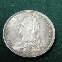 Load image into Gallery viewer, 1887 PROOF VICTORIA SIXPENCE JUBILEE BUST
