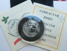 Load image into Gallery viewer, 2020 CHRISTMAS 50p Coin FATHER CHRISTMAS NEW BUNC ENCAPSULATED WITH COA
