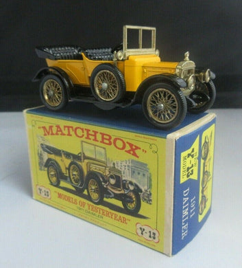 1911 Daimler Y-13 Matchbox 'Models of Yesteryear' + Box Stunning Cc2
