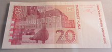 Load image into Gallery viewer, CROATIA 20 DVADESET KUNA A8703142A BANKNOTE UNC - PLEASE SEE PHOTOS
