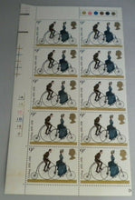 Load image into Gallery viewer, 1978 CYCLING 1878-1978 9p BLOCK OF 10 STAMPS MNH &amp; TRAFFIC LIGHTS
