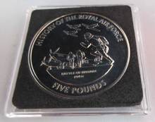 Load image into Gallery viewer, 2008 ROYAL AIRFORCE BATTLE OF BRITAIN BUNC £5 FIVE POUND COIN QUAD CAPSULE &amp; COA
