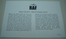 Load image into Gallery viewer, 2008 TANKER &amp; TRANSPORT AIRCRAFT,  HISTORY OF RAF  PROOF 1 CROWN  COIN COVER PNC
