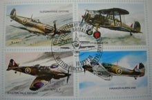 Load image into Gallery viewer, 1986 46TH ANNIV OF THE BATTLE OF BRITAIN SIGNED FLOWN G/C W D DAVID STAMP COVER
