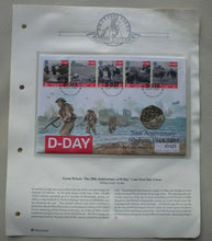 Load image into Gallery viewer, 1994 D-DAY 50TH ANNIVERSARY FIRST DAY COVER 50P COIN COVER PNC,STAMPS,&amp;POSTMARKS
