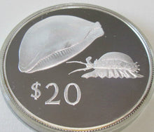 Load image into Gallery viewer, 1978 ROYAL MINT FIJI $20 DOLLAR SILVER PROOF GOLDEN COWRIE COIN CONSERVATION
