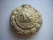 Load image into Gallery viewer, GENUINE ORIGINAL ENGINEER VOLUNTEERS -  BRASS CAP BADGE - 2 LUG FITMENT unused
