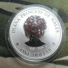 Load image into Gallery viewer, UK SILVER PROOF PRINCESS DIANA COINS VARIOUS £5 /CROWNS/RUPEES/ DOLLARS
