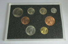 Load image into Gallery viewer, 1966 QUEEN ELIZABETH II PRE DECIMAL 8 COIN SET IN HARD CASE &amp; ROYAL MINT BOOK 00
