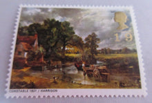 Load image into Gallery viewer, 1968 CONSTABLE THE HAY WAIN 1821 HARRISON 1/9 5 X STAMPS MNH WITH STAMP HOLDER
