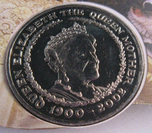 Load image into Gallery viewer, 1900-2002 HER MAJESTY QUEEN ELIZABETH THE QUEEN MOTHER BUNC £5 CROWN COIN PNC
