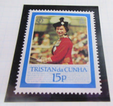 Load image into Gallery viewer, 1986 QUEEN ELIZABETH II 60TH BIRTHDAY TRISTAN DA CUNHA STAMPS &amp; ALBUM SHEET
