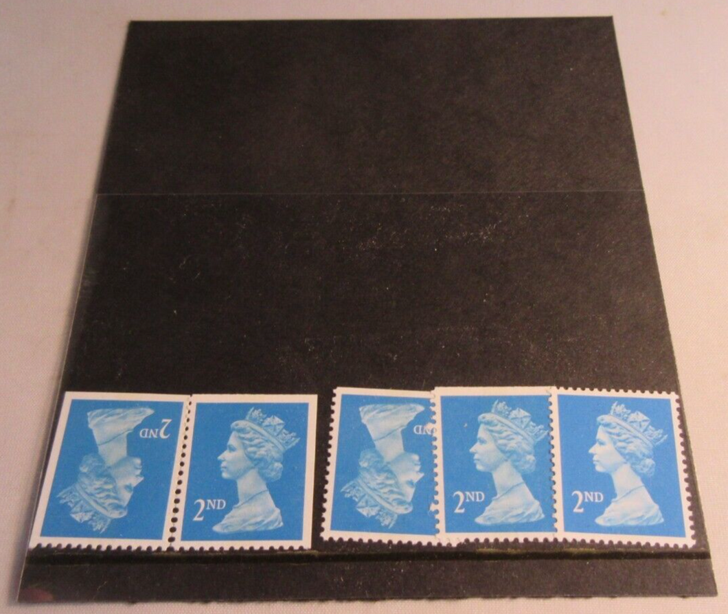 1989 QUEEN ELIZABETH II SECOND CLASS 4 IMPERF 1 STANDARD MNH IN STAMP HOLDER