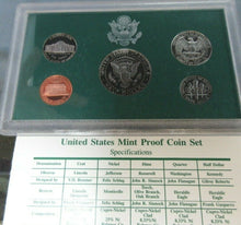 Load image into Gallery viewer, USA PROOF 5 COIN SET 1998 SANFASICO MINT KENEDY 1/2 DOLLAR - CENT US MINT
