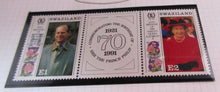 Load image into Gallery viewer, 1991 THE BIRTHDAYS OF QEII 65 &amp; PRINCE PHILIP 70 STAMPS MNH &amp; ALBUM SHEET
