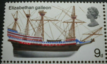 Load image into Gallery viewer, 1969 9d CUTTY SARK ELIZABETHAN GALLEON EAST INDIAMAN 9 STAMPS MNH/TRAFFIC LIGHTS
