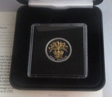 Load image into Gallery viewer, 2008 Royal Mint Scotland The Floral Series £1 One Pound Silver Gold Proof Coin
