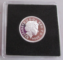 Load image into Gallery viewer, 2004 QUEENS BEASTS £1 ONE POUND SILVER PROOF COIN STAG OF N IRELAND BOX &amp; COA
