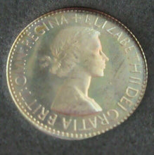 Load image into Gallery viewer, 1953 QUEEN ELIZABETH II PROOF ENGLISH ONE SHILLING COIN IN CAPSULE WITH COA
