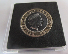 Load image into Gallery viewer, 2002 COMMONWEALTH GAMES SCOTLAND QEII £2 TWO POUND COIN EF QUAD CAPSULE &amp; COA
