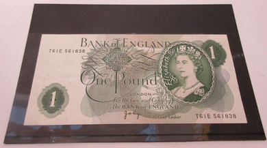£1 BANK NOTE PAGE UNC 1970  BANKNOTE T61E 561838