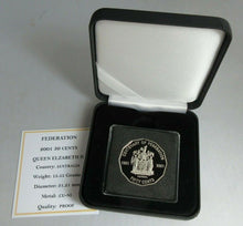 Load image into Gallery viewer, 2001 QUEEN ELIZABETH II CENTENARY OF FEDERATION AUSTRALIA PROOF 50 CENTS BOX&amp;COA
